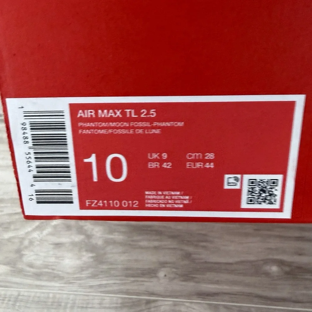 Nike Air Max TL 2.5 [FZ4110-012] New Phantom Moon Fossil-Phantom Men's Size 10